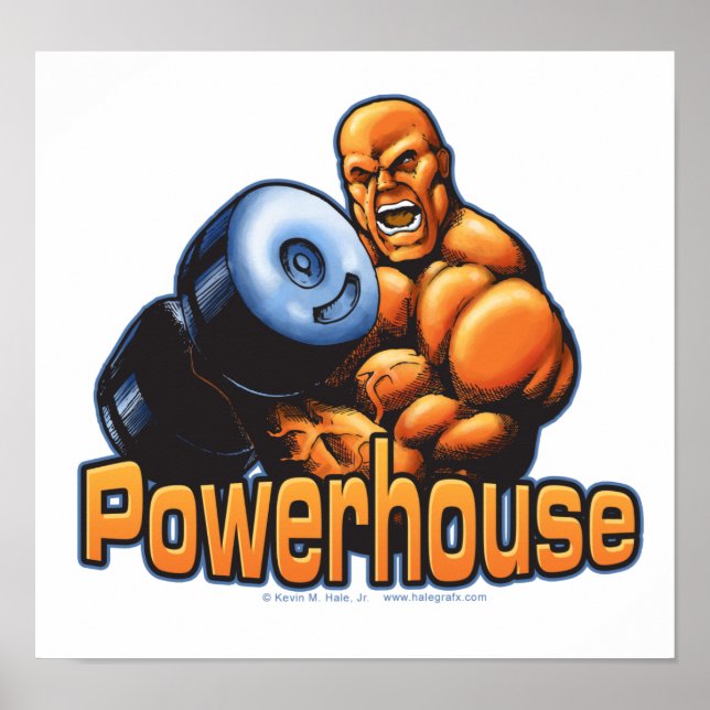Powerhouse Curl Poster (Front)