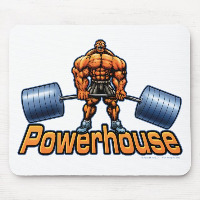 Powerhouse Deadlift Mouse Mat (Front)