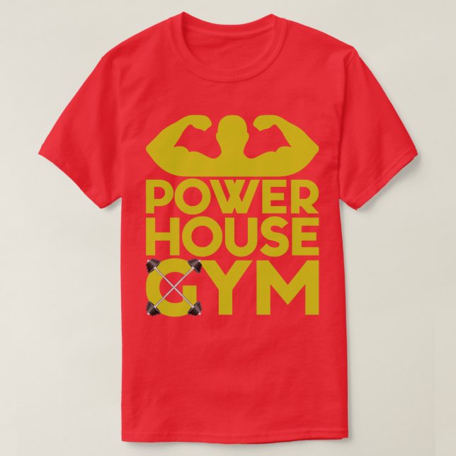 Powerhouse Gym 1 T-Shirt (Design Front)