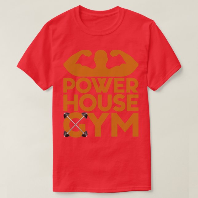 Powerhouse Gym 2 T-Shirt (Design Front)