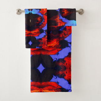 POWERHOUSE NYC ABSTRACT BATH TOWEL SET