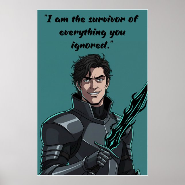 Powerless Quote Poster (Front)