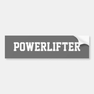 Powerlifter Power Lifter Bumper Sticker Builder