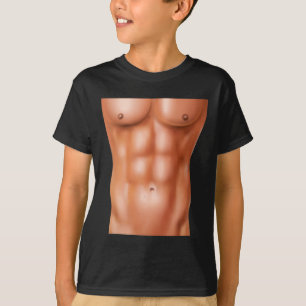 Powerlifting Bodybuilding Weight Training Six Pack T-Shirt