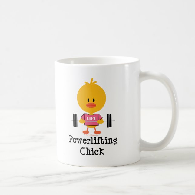 Powerlifting Chick Mug (Right)