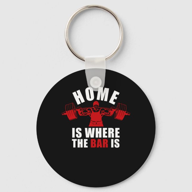 Powerlifting Powerlifter Key Ring (Front)
