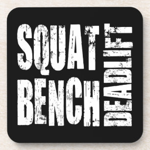 Powerlifting - Squat, Bench, Deadlift Coaster
