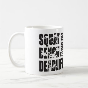 Powerlifting - Squat, Bench, Deadlift Coffee Mug