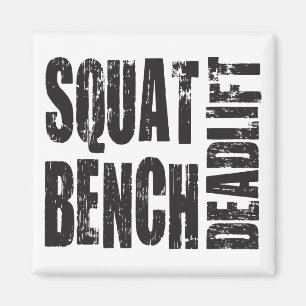 Powerlifting - Squat, Bench, Deadlift Magnet