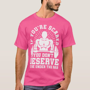 Powerlifting Squat Deadlift Bench Press Barbell Po T-Shirt