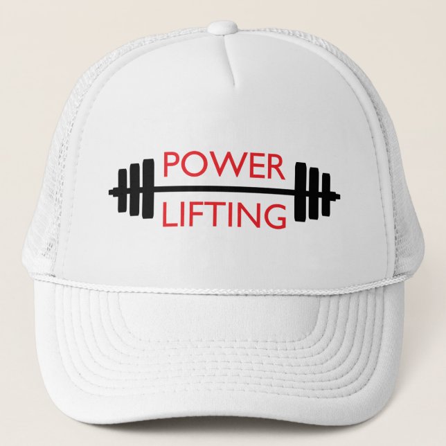 POWERLIFTING TRUCKER HAT (Front)