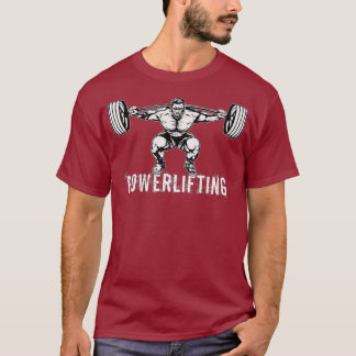 Powerlifting Workout Fitness Design T-Shirt