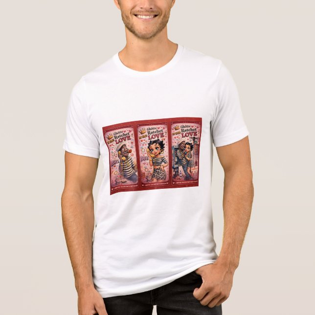 PowerOf3Brand Triple Vision Red Panel Graphic Tee (Front)