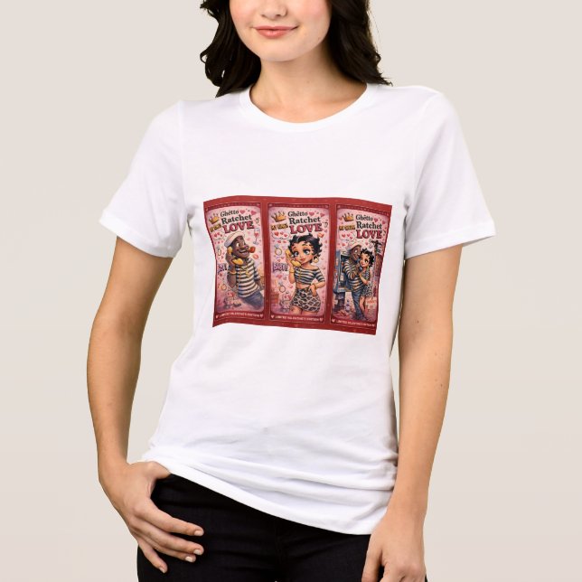 PowerOf3Brand Triple Vision Red Panel Graphic Tee (Front)