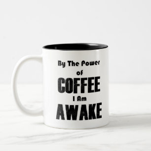 PowerofCOFFEE Two-Tone Coffee Mug