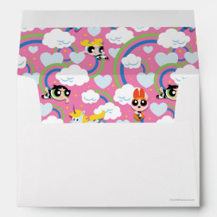 Powerpuff Girls & Donny Rainbow Pattern Envelope