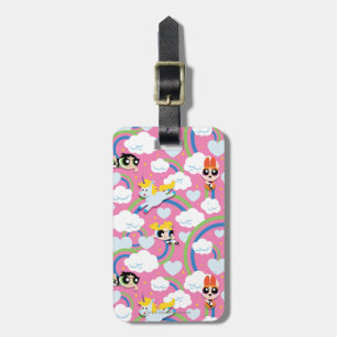 Powerpuff Girls & Donny Rainbow Pattern Luggage Tag