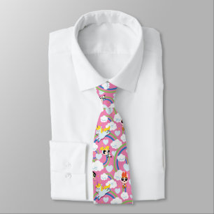 Powerpuff Girls & Donny Rainbow Pattern Tie