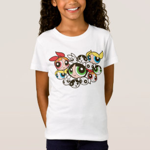 Powerpuff Girls Face Pattern T-Shirt