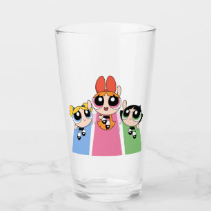 Powerpuff Girls Fly High Glass