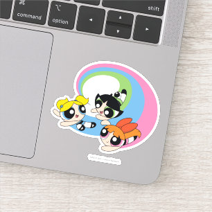 Powerpuff Girls Fly Through The Sky