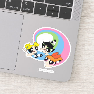 Powerpuff Girls Fly Through The Sky