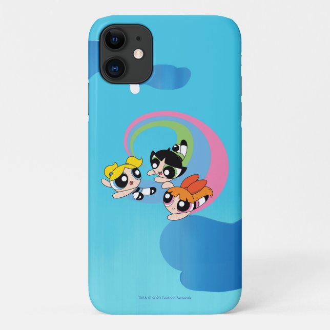 Powerpuff Girls Fly Through The Sky Case-Mate iPhone Case (Back)