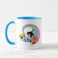 Powerpuff Girls Fly Through The Sky