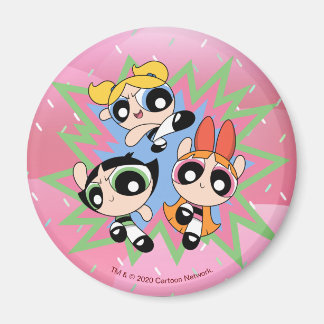 Powerpuff Girls Powfactor Magnet