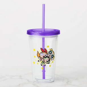 Powerpuff Girls Rule Acrylic Tumbler