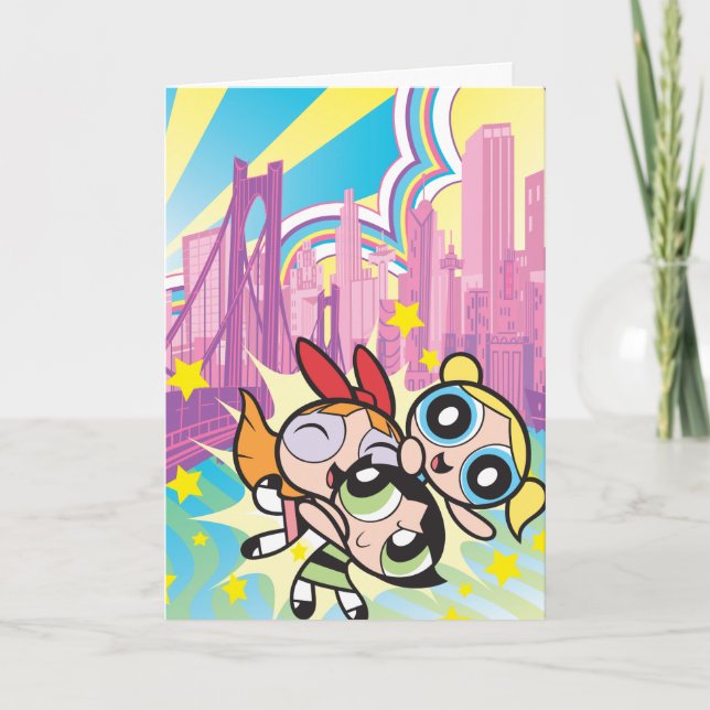 Powerpuff Girls Rule Card (Front)