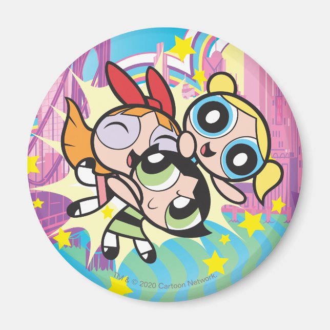 Powerpuff Girls Rule Magnet (Front)