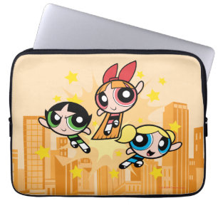 Powerpuff Girls Save The Day Laptop Sleeve