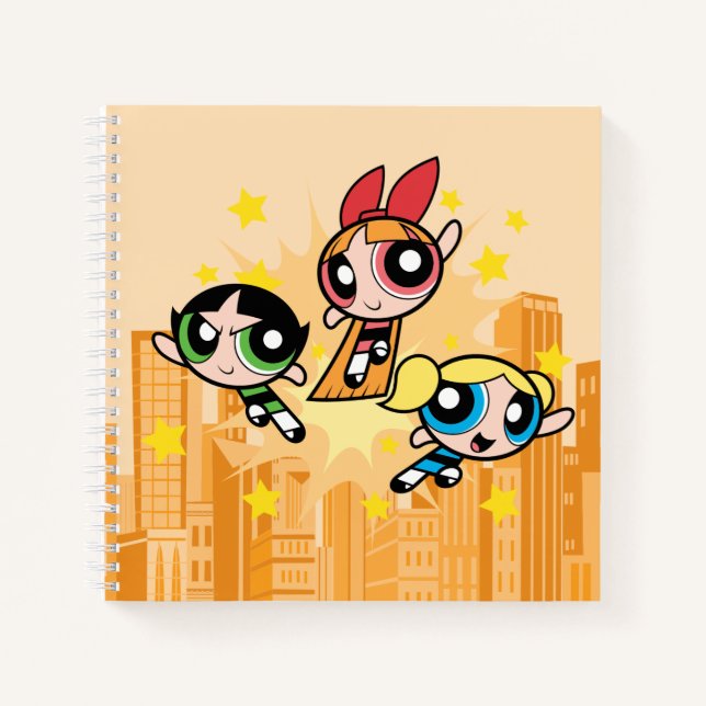 Powerpuff Girls Save The Day Notebook (Front)