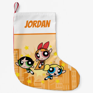Powerpuff Girls Save The Day Small Christmas Stocking