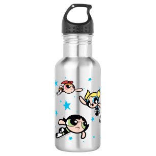 Powerpuff Girls Star Pattern 532 Ml Water Bottle