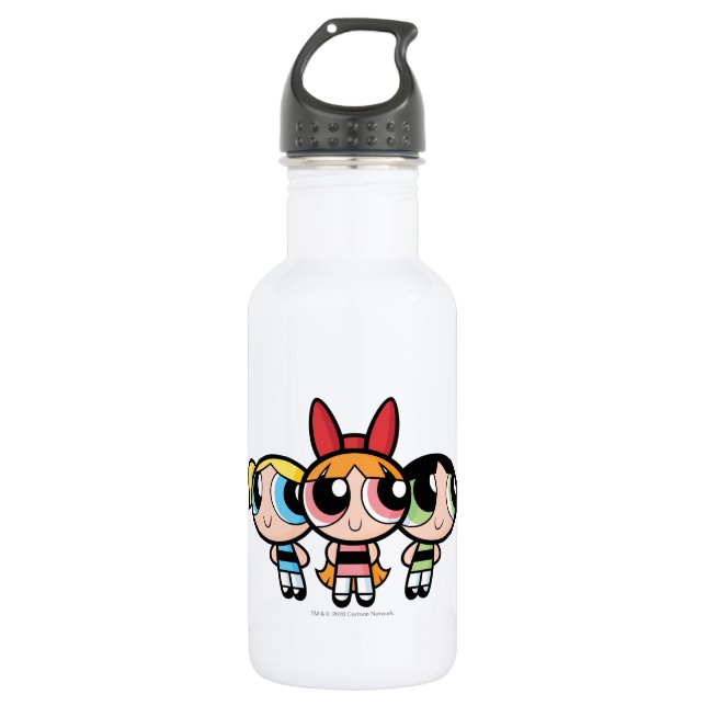 Powerpuff Girls: Sugar, Spice and Everything Nice 532 Ml Water Bottle (Front)