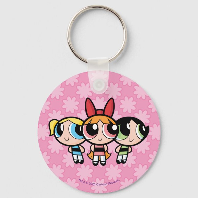 Powerpuff Girls: Sugar, Spice and Everything Nice Key Ring (Front)