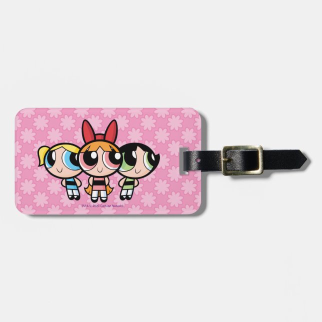 Powerpuff Girls: Sugar, Spice and Everything Nice Luggage Tag (Front Horizontal)