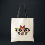 Powerpuff Girls: Sugar, Spice and Everything Nice Tote Bag<br><div class="desc">The Powerpuff Girls | Blossom,  Bubbles,  and Buttercup standing together,  ready to save the day!</div>