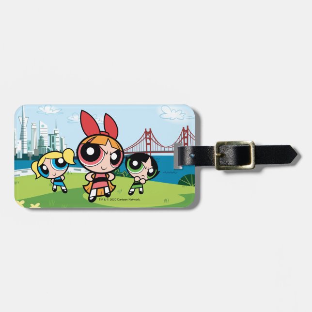 Powerpuff Girls Super Fierce Luggage Tag (Front Horizontal)