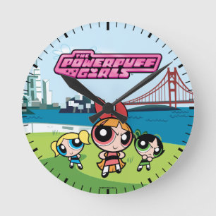 Powerpuff Girls Super Fierce Round Clock