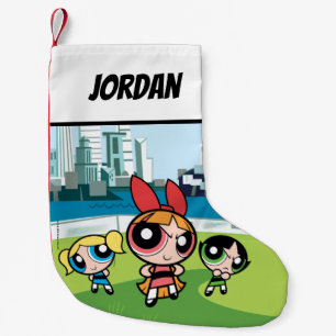 Powerpuff Girls Super Fierce Small Christmas Stocking