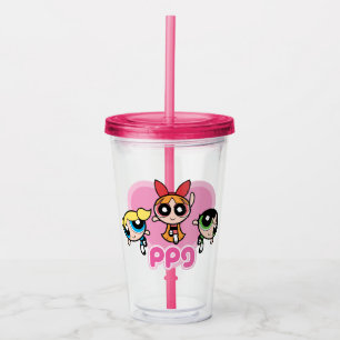 Powerpuff Girls Team Awesome Acrylic Tumbler