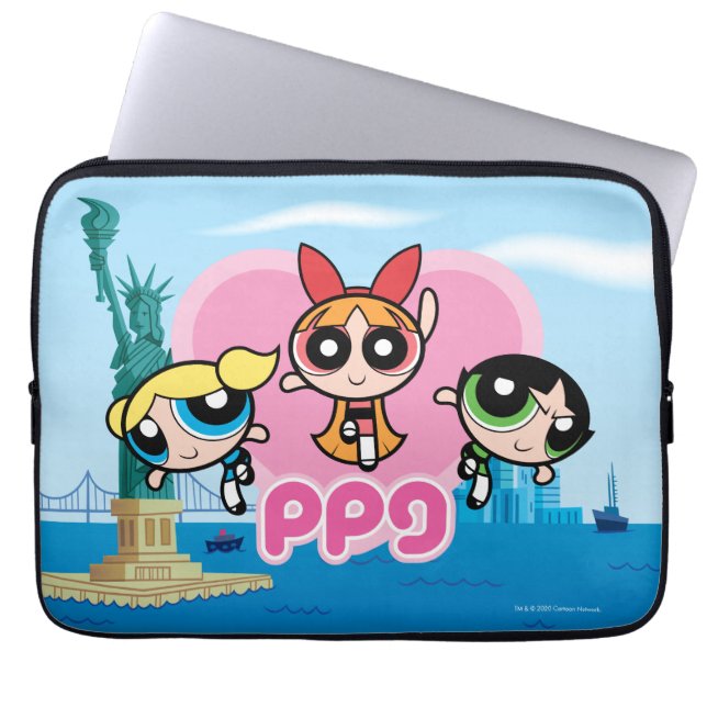 Powerpuff Girls Team Awesome Laptop Sleeve (Front)