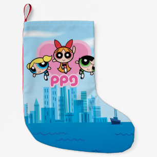 Powerpuff Girls Team Awesome Small Christmas Stocking
