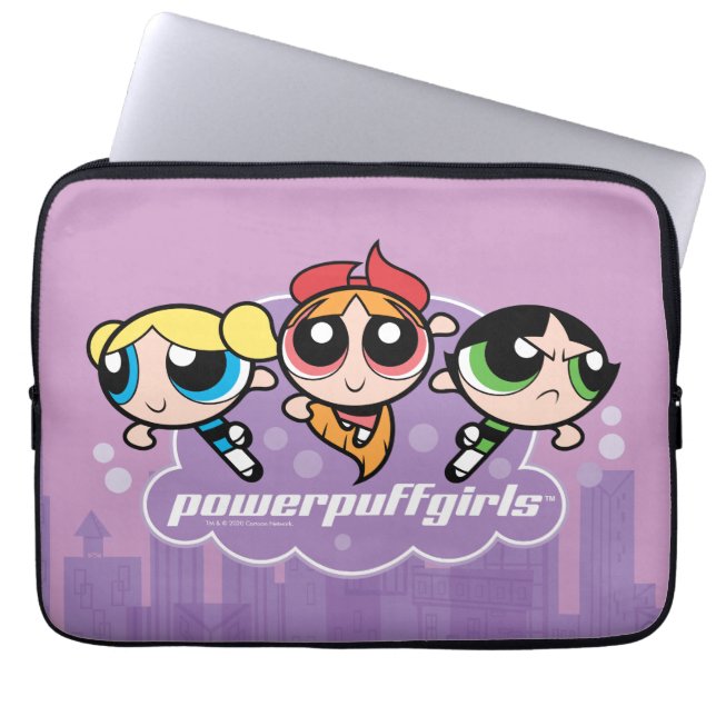 Powerpuff Girls Team Logo Laptop Sleeve (Front)