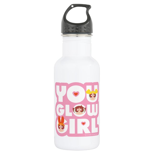 Powerpuff Girls: You Glow Girl 532 Ml Water Bottle (Front)