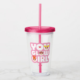 Powerpuff Girls: You Glow Girl Acrylic Tumbler