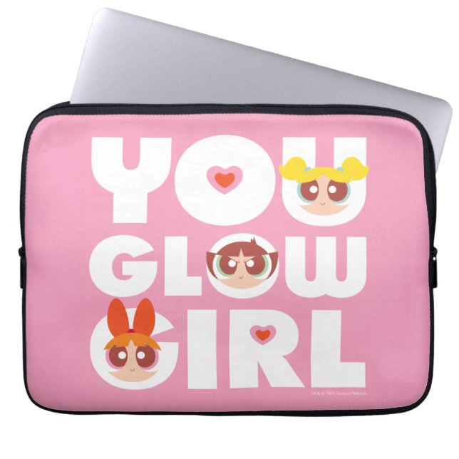 Powerpuff Girls: You Glow Girl Laptop Sleeve (Front)